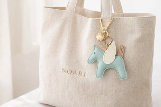 Pegasus Keychain Blue