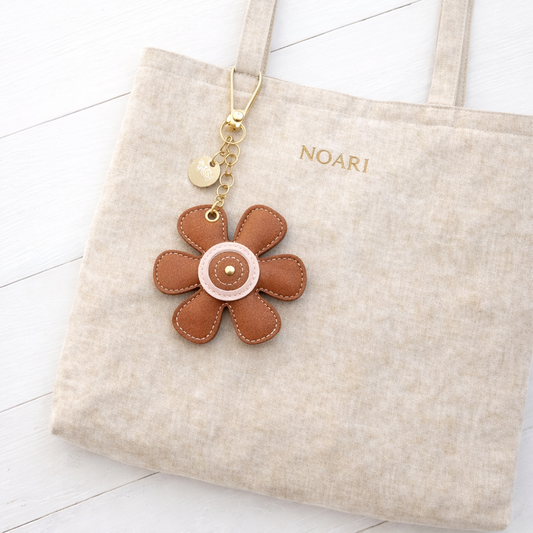 Flower Keychain Ruby