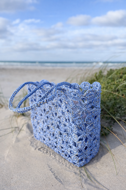 Crochet Tote Corallo - Lilac Amoura