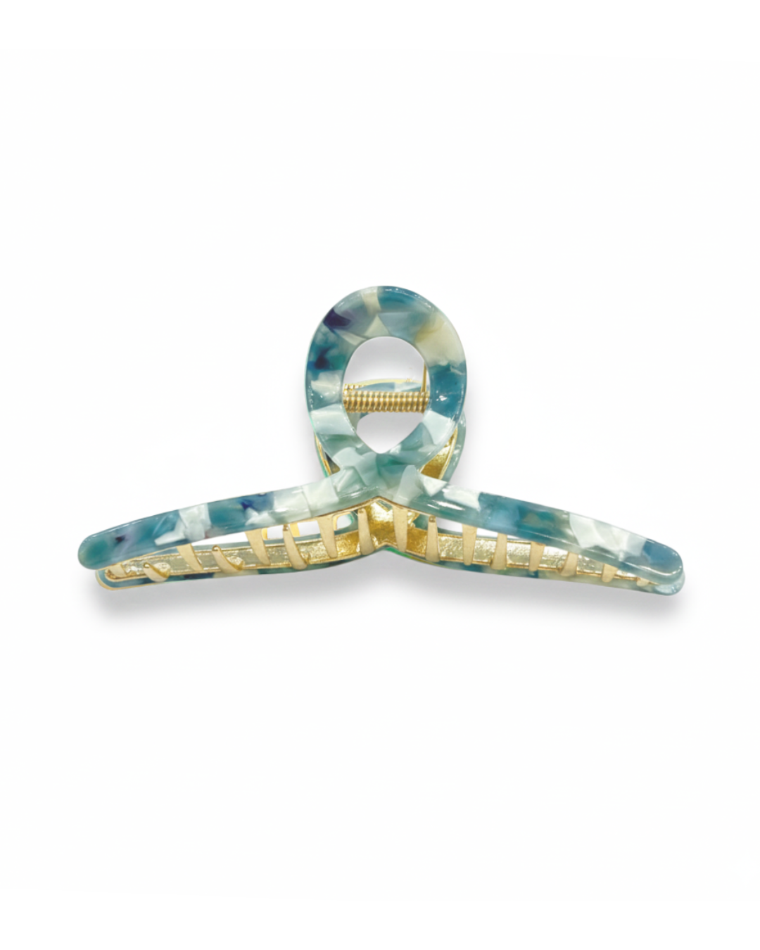 Hairclaw - Teal Mosaic Twist