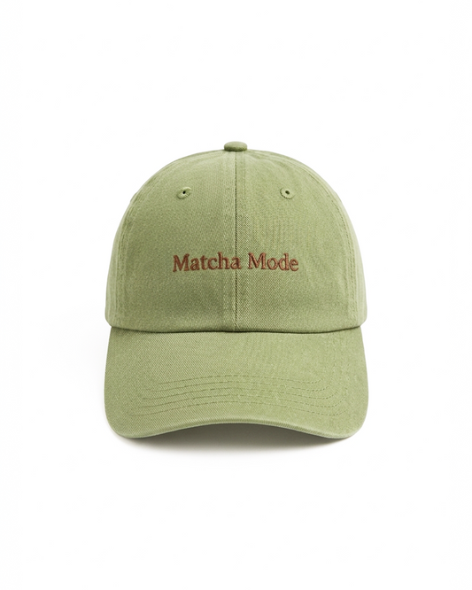Matcha Mode Cap - Olive Green