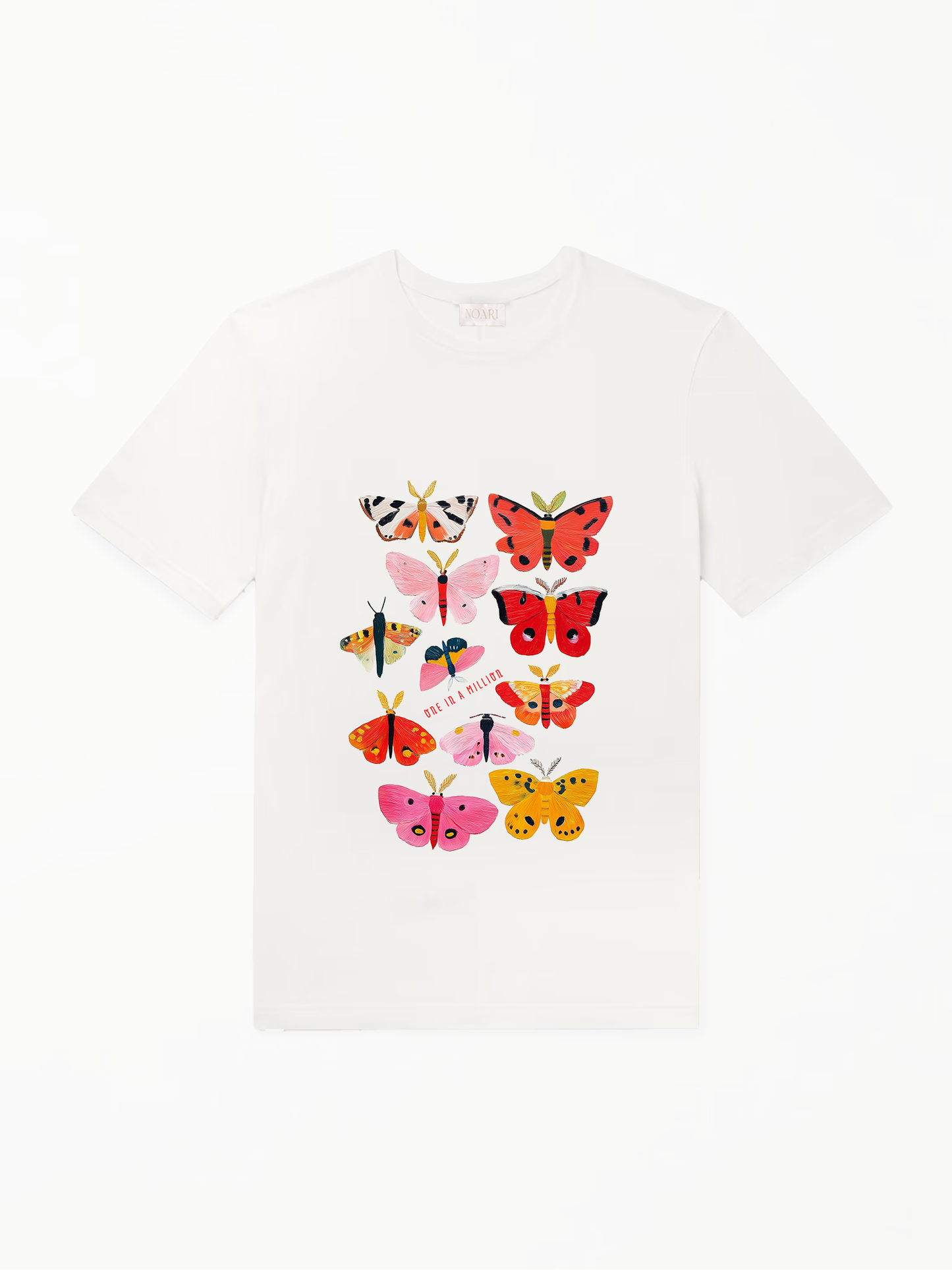 Butterflies One in a Million Tshirt - White
