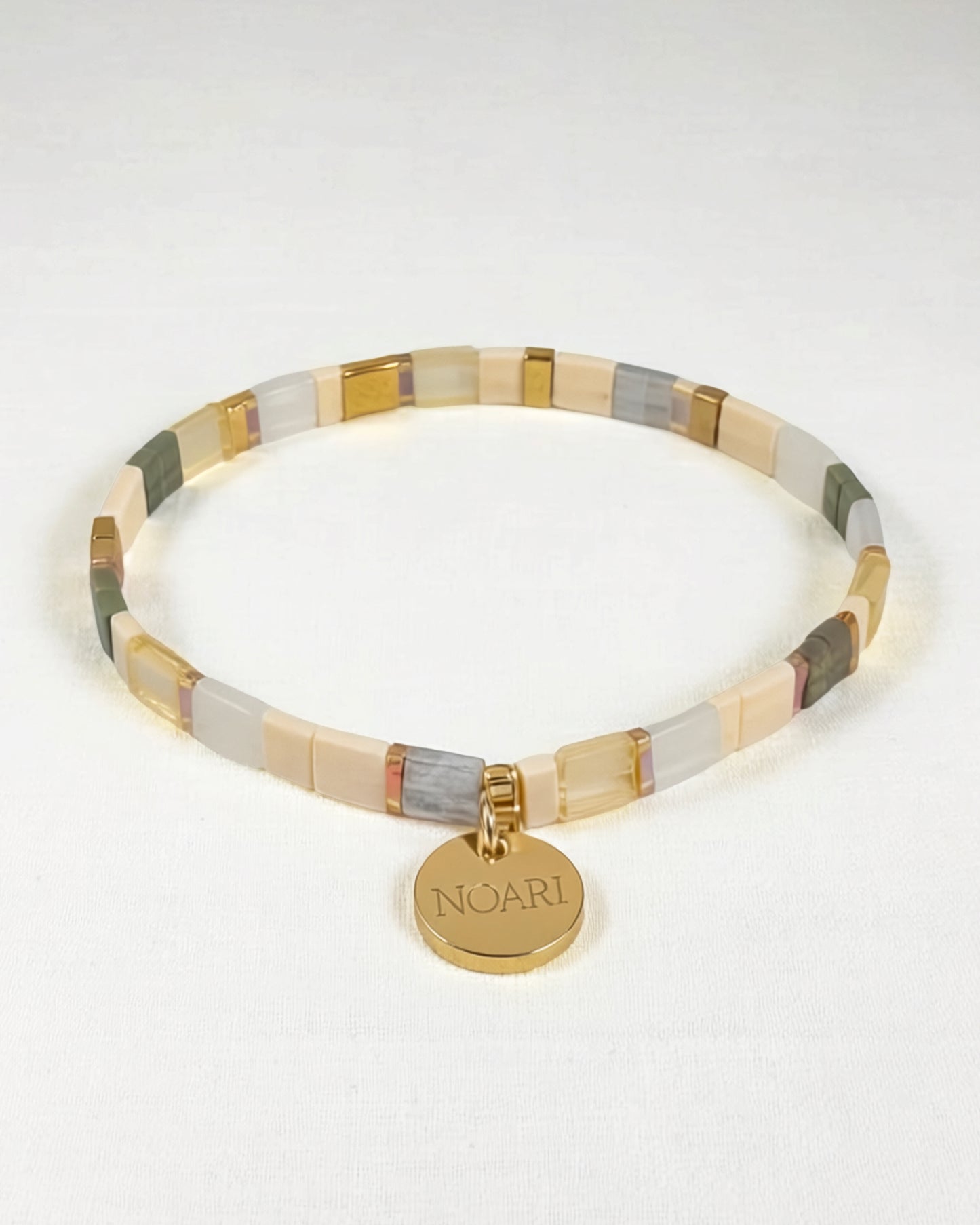 Tila Bracelet Stack - Coral