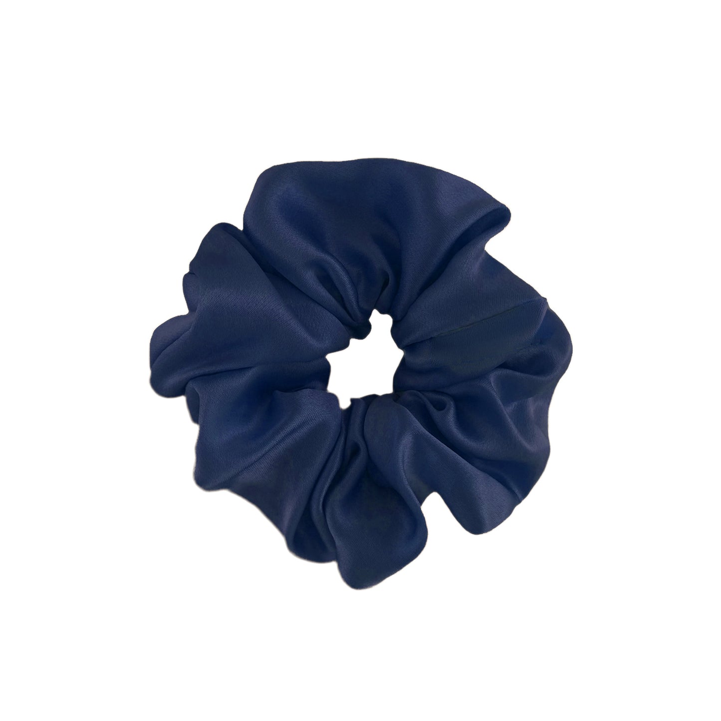 Silk Scrunchie - Navy