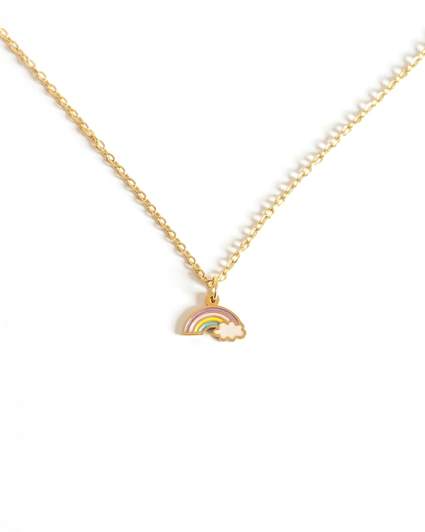Rainbow Charm Necklace