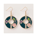 Earring Enamel Kira - Green