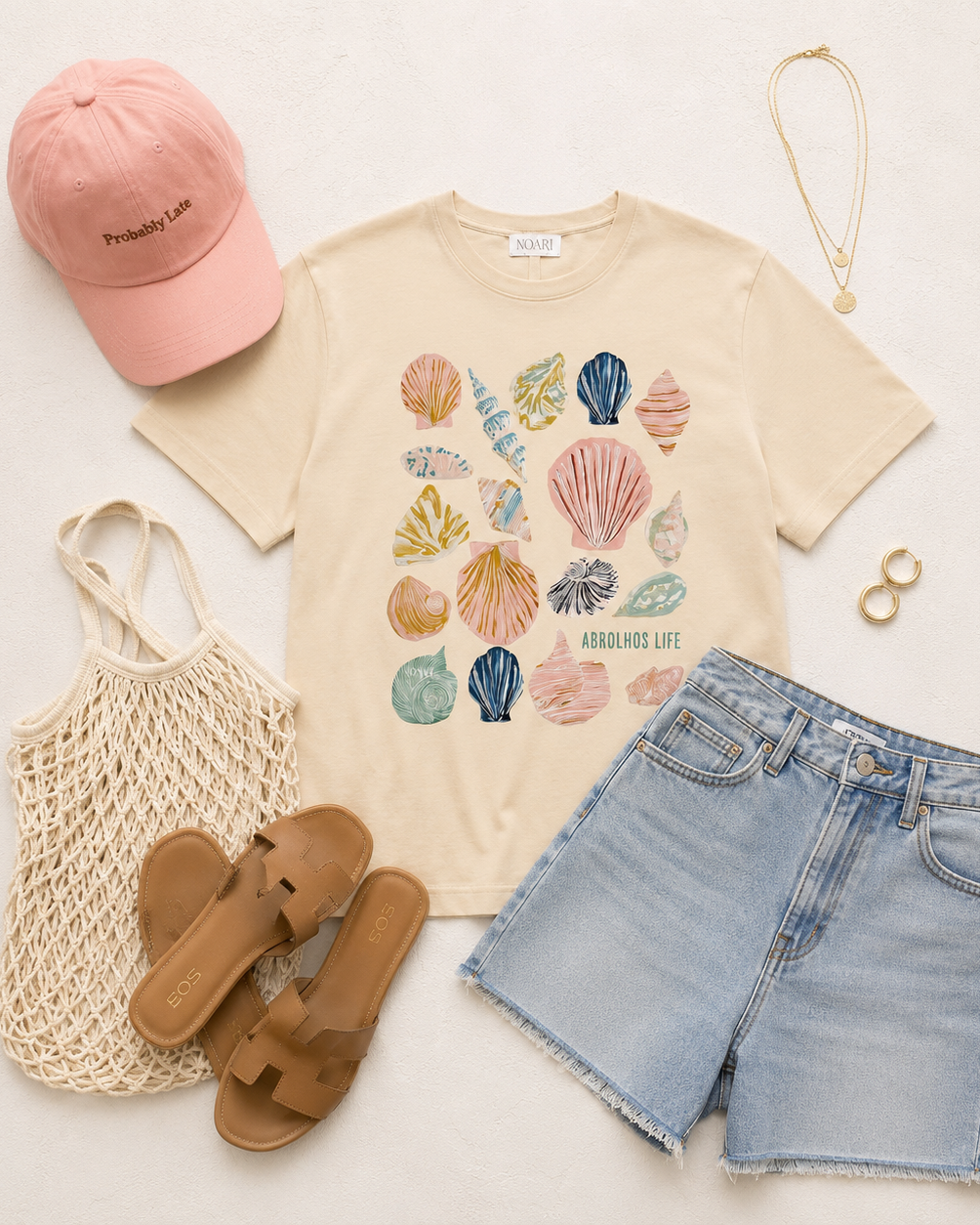 Abrolhos Life Tshirt - Cream
