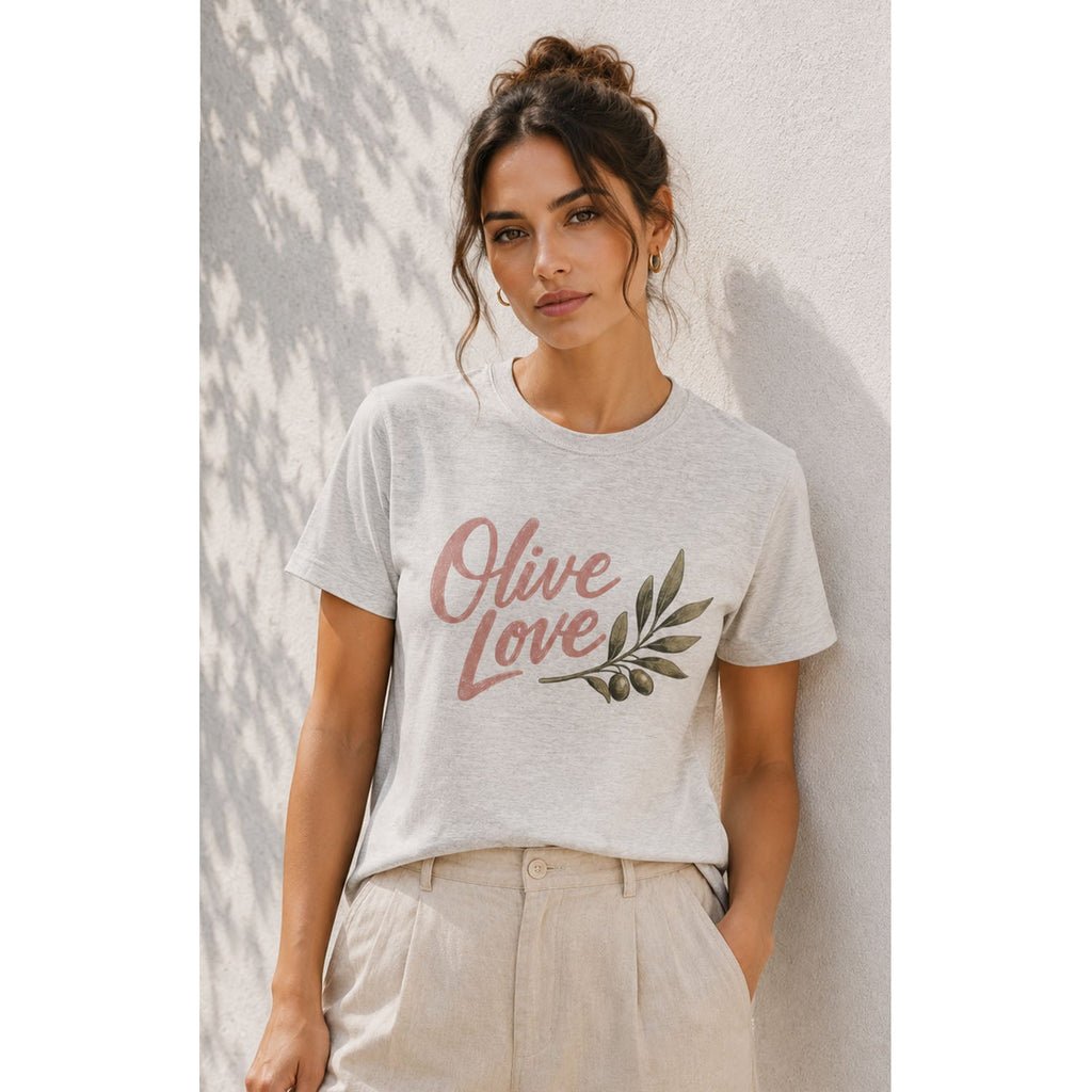 TShirt - Olive Love - Grey