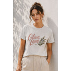 TShirt - Olive Love - Grey