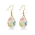 Earring Enamel Hana - White