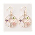 Earring Enamel Kira - White