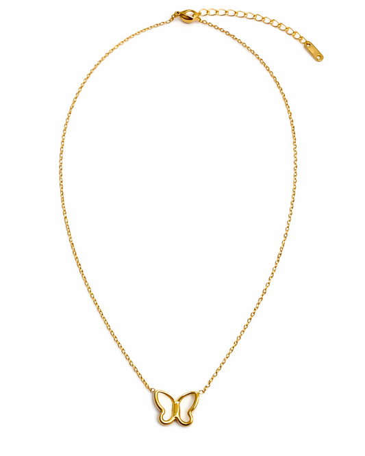 Shell Butterfly Necklace