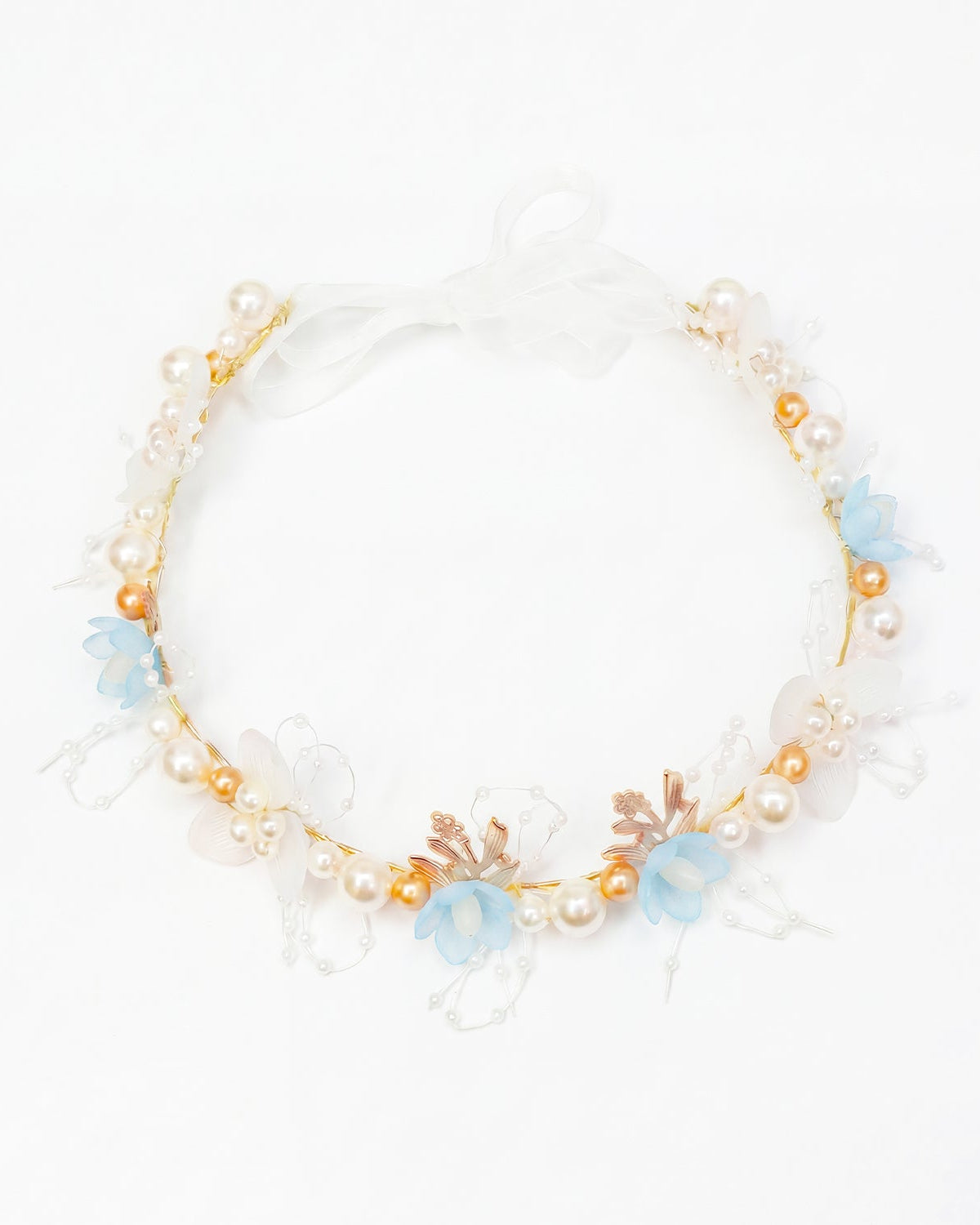 Headband Blue Floral