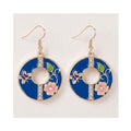 Earring Enamel Kira - Blue
