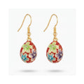 Earring Enamel Hana - Red