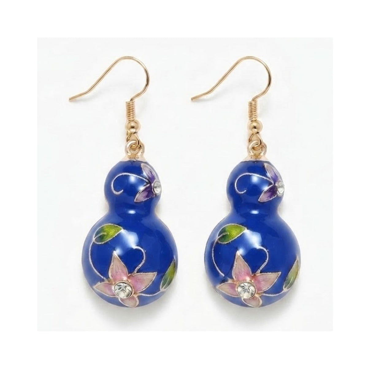 Earring Enamel Rin - Blue