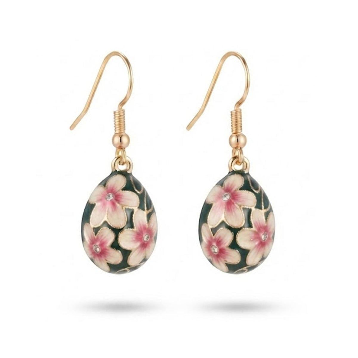 Earring Enamel Hana - Green