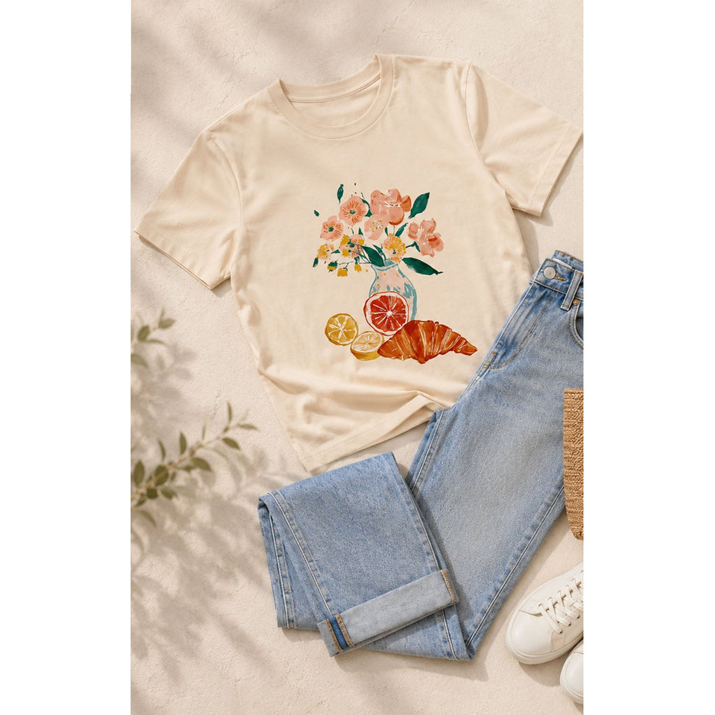 TShirt - Morning Croissant - Cream