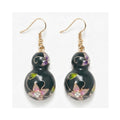 Earring Enamel Rin - Green