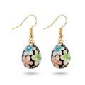 Earring Enamel Hana - Black