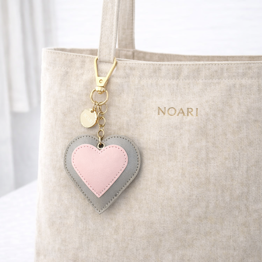 Heart Keychain Gold