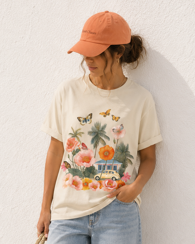Beach House Tshirt - Cream