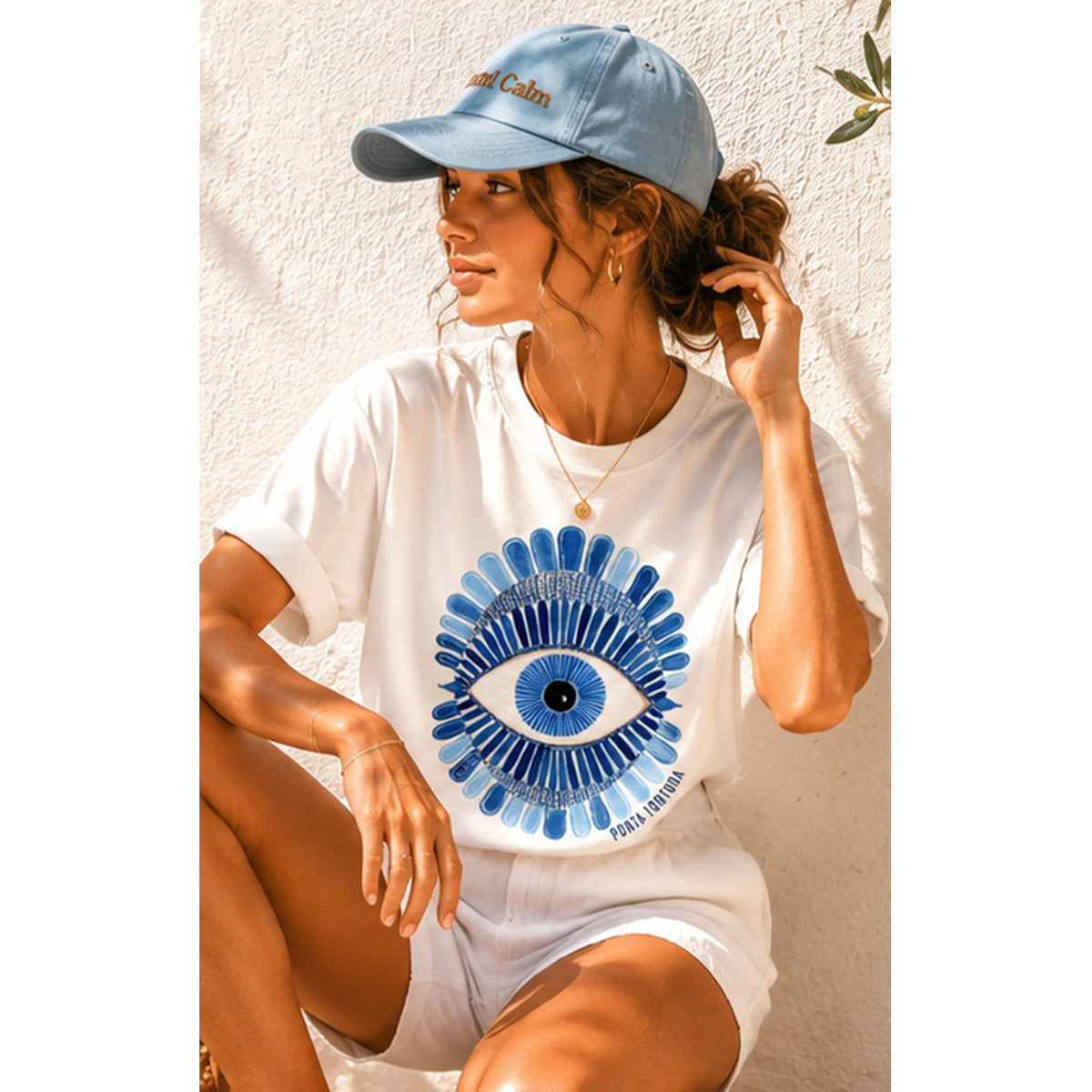 TShirt - Evil Eye - White