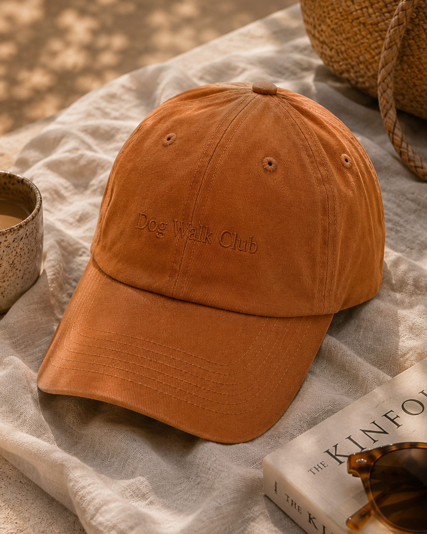 Dog Walk Club Cap - Rust