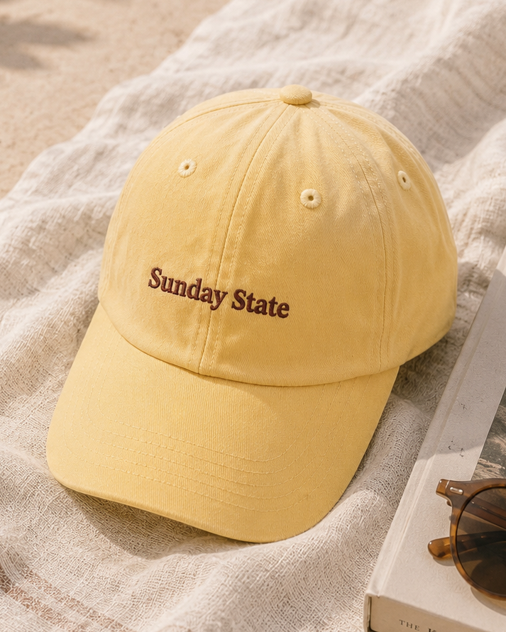 Sunday State Cap - Yellow Ochre