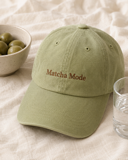 Matcha Mode Cap - Olive Green