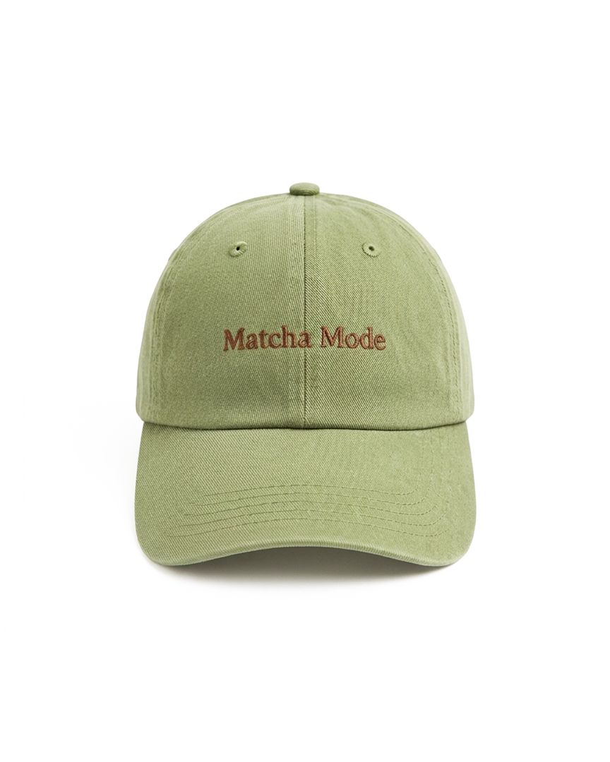 Matcha Mode Cap - Olive Green