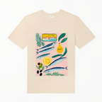 Tshirt - Sardines Tin - Cream
