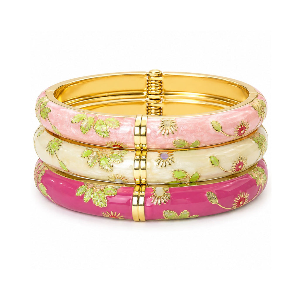 Bangle Enamel - Vine Ivory