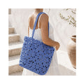 Tote Corallo Crochet - Blue Matisse