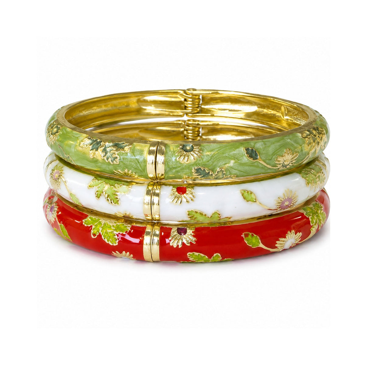 Bangle stack Green – Set of 3