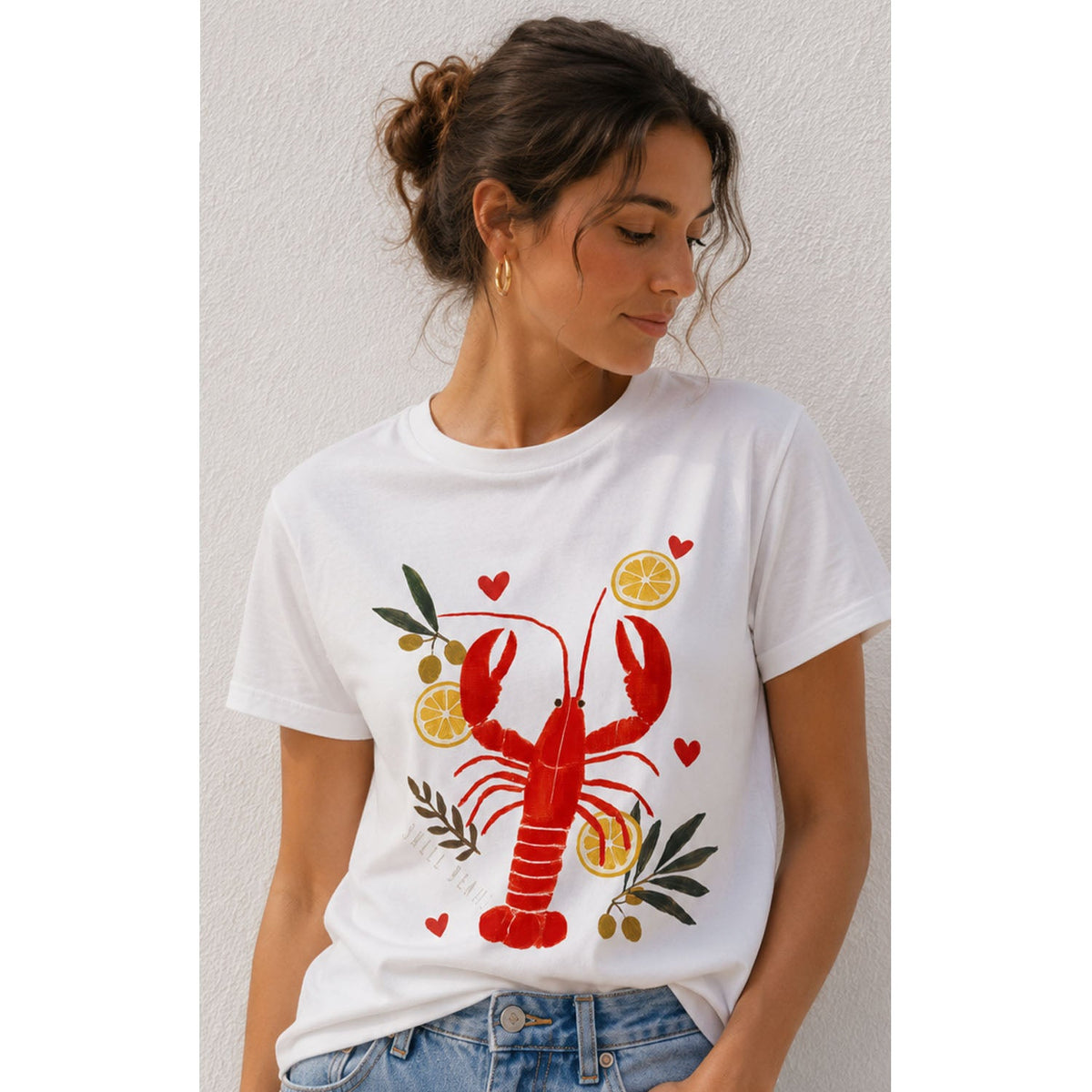 TShirt - Lobster Shell Yeah! - White
