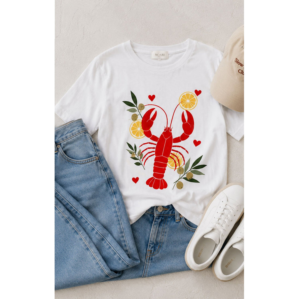 TShirt - Lobster Shell Yeah! - White