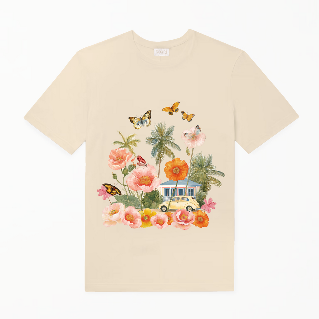 TShirt - Beach House - Cream