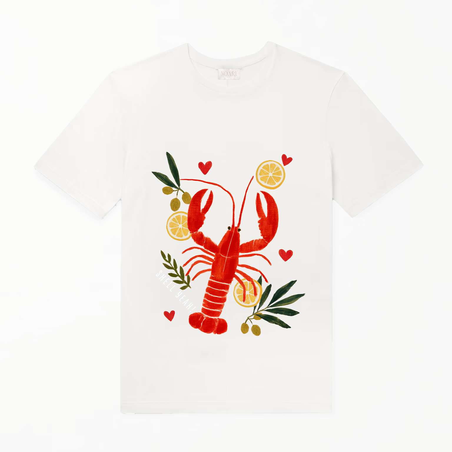 TShirt - Lobster Shell Yeah! - White