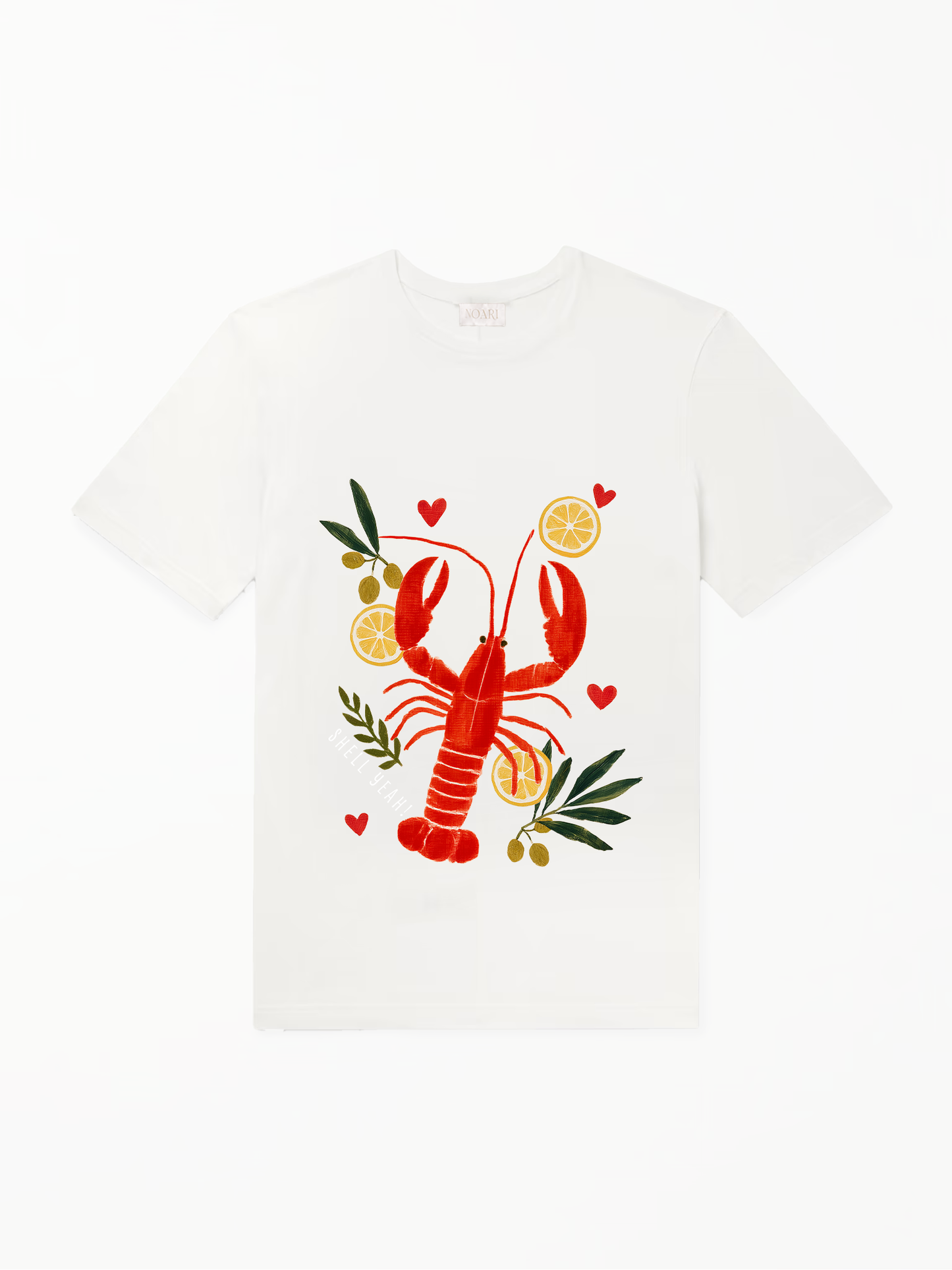 Lobster Shell Yeah! Tshirt - White