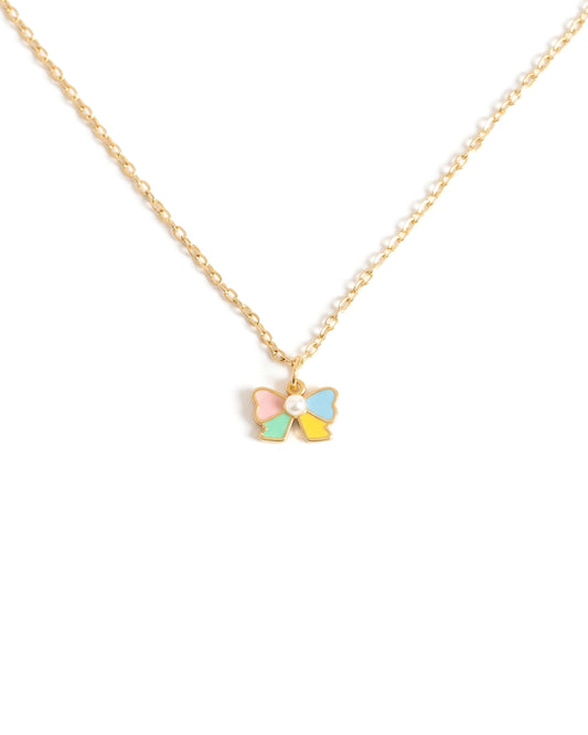 Bow Charm Necklace