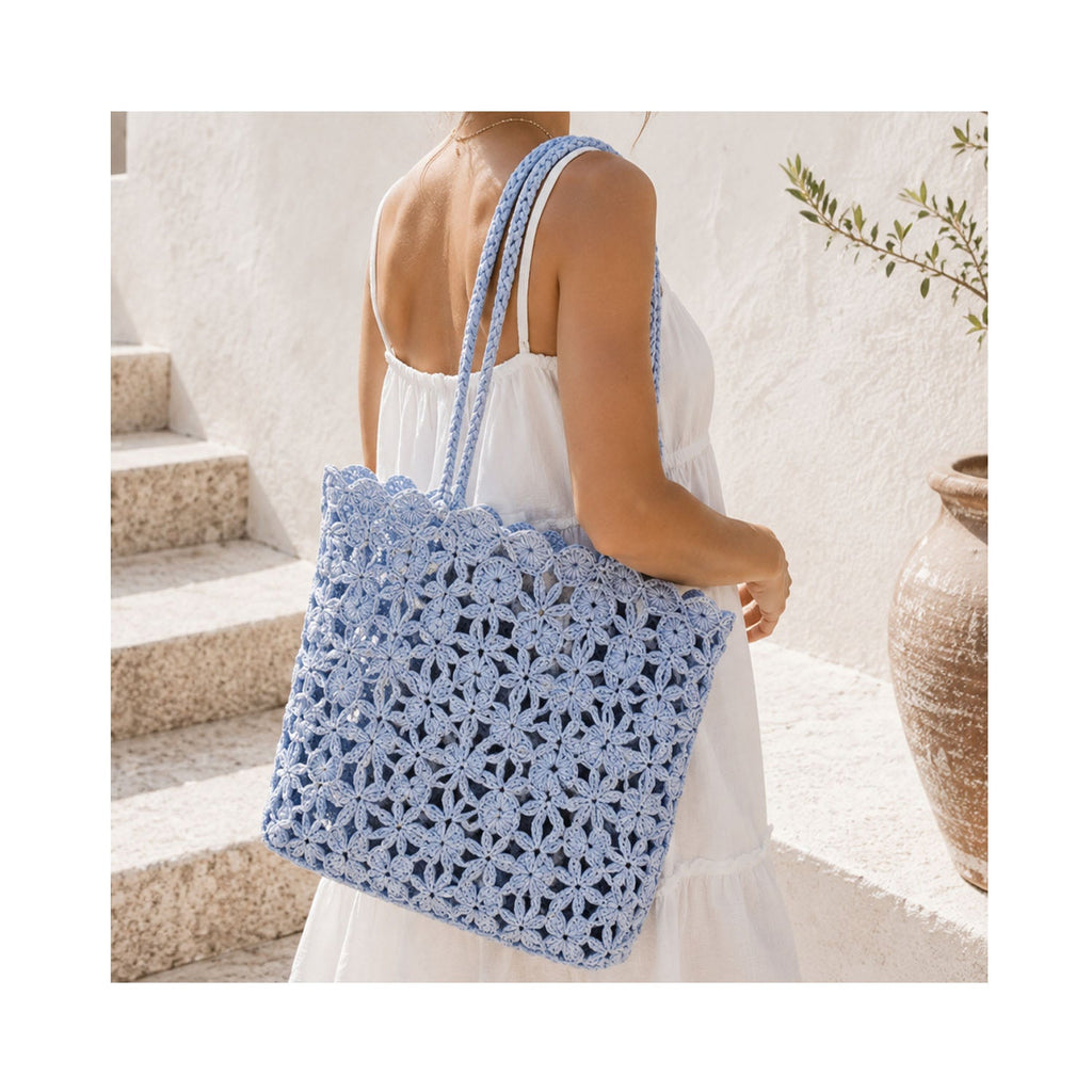 Tote Corallo Crochet - Lilac Amoura
