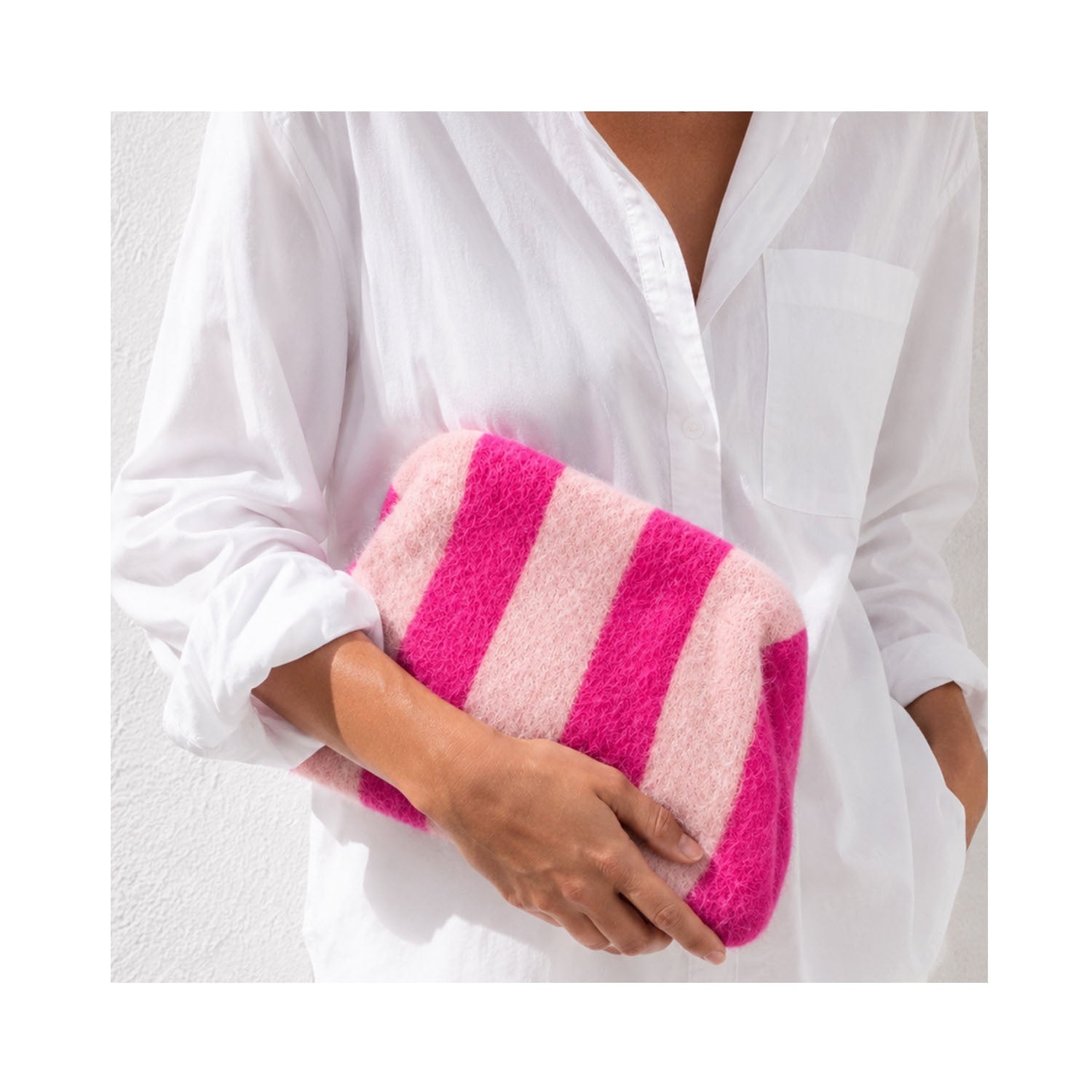 Clutch Fluffy Cloud - Emily (Red Pink)