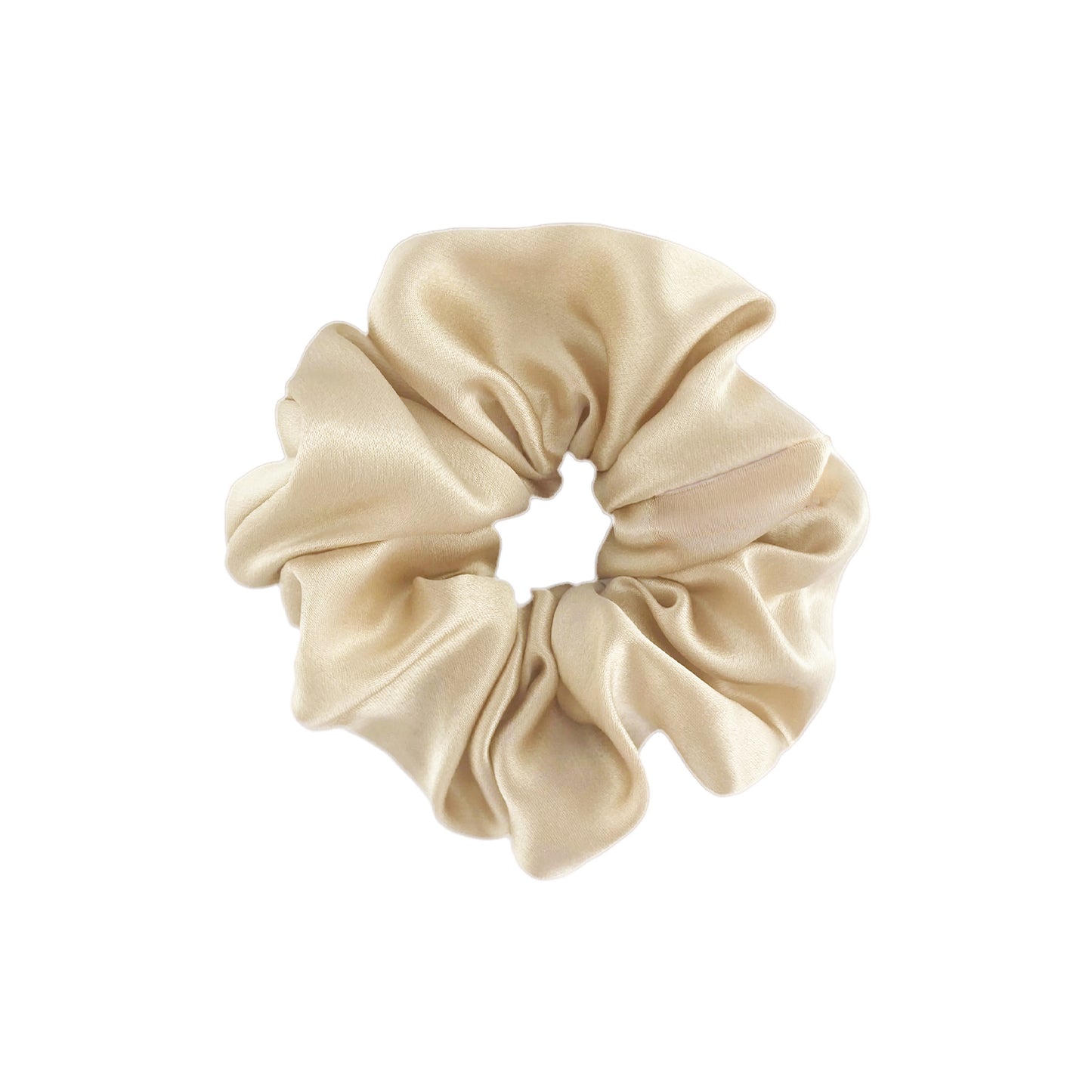 Silk Scrunchie - Champagne