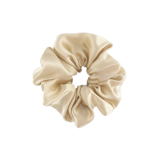 Silk Scrunchie - Champagne