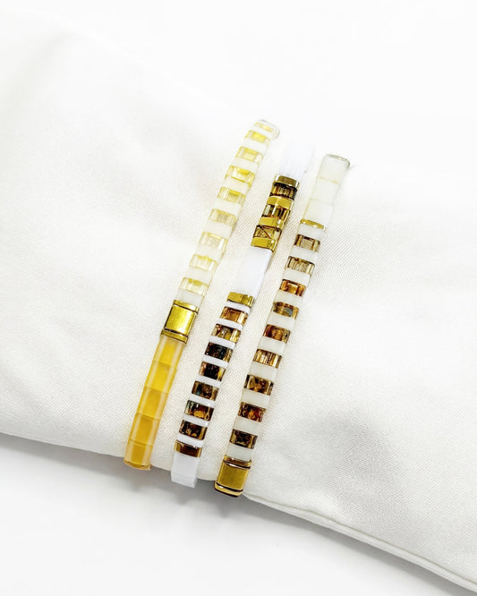Tila Bracelet Stack - Citrine