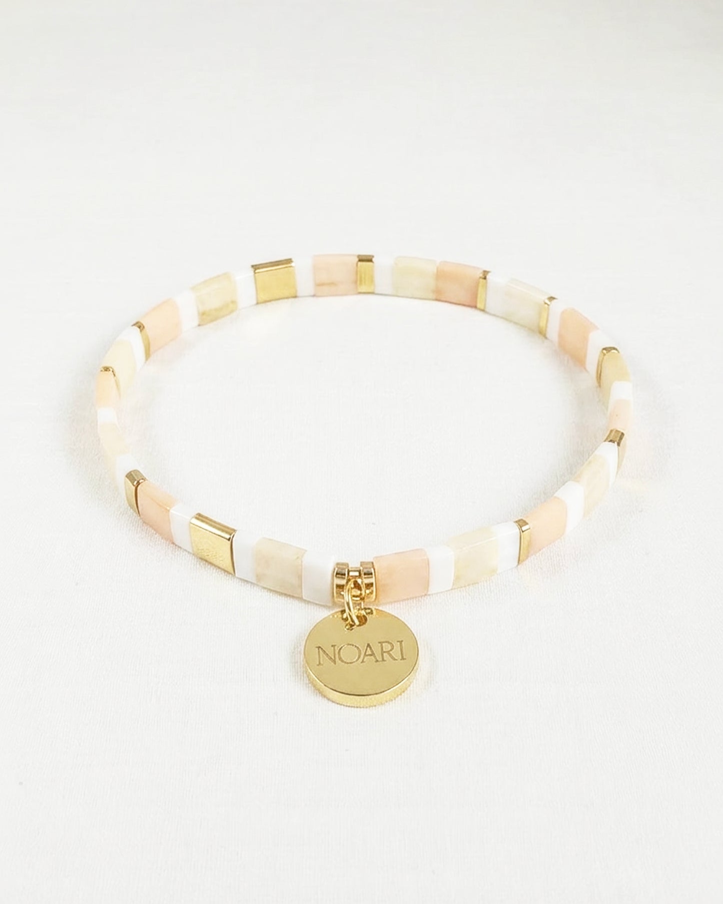 Tila Bracelet Stack - Coral