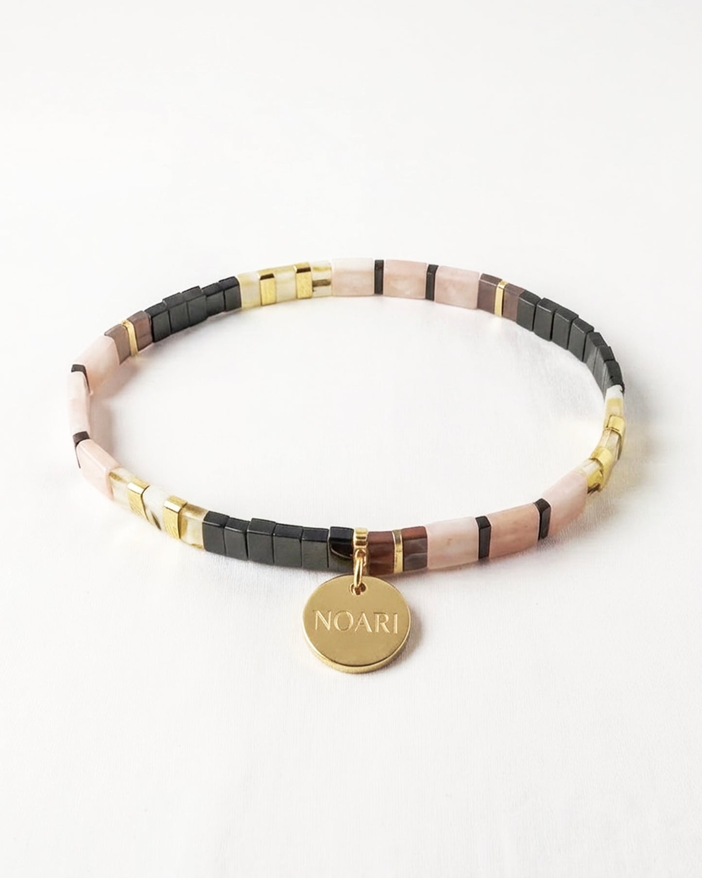Tila Bracelet Stack - Coral