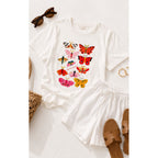 TShirt - Butterflies ONE IN MILLION - White