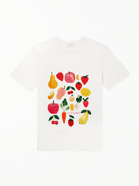 Eat The Rainbow Tshirt - White